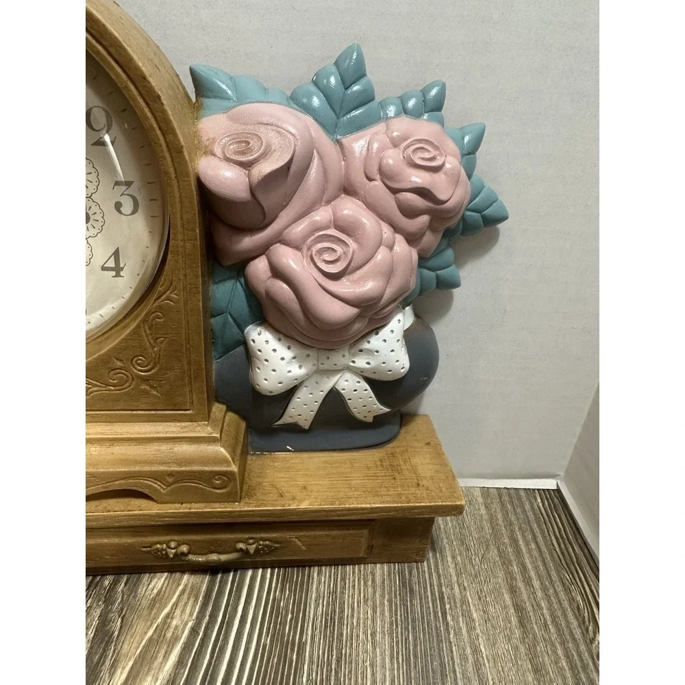 VTG Burwood‎ Cat/kitten Country Clock WORKS